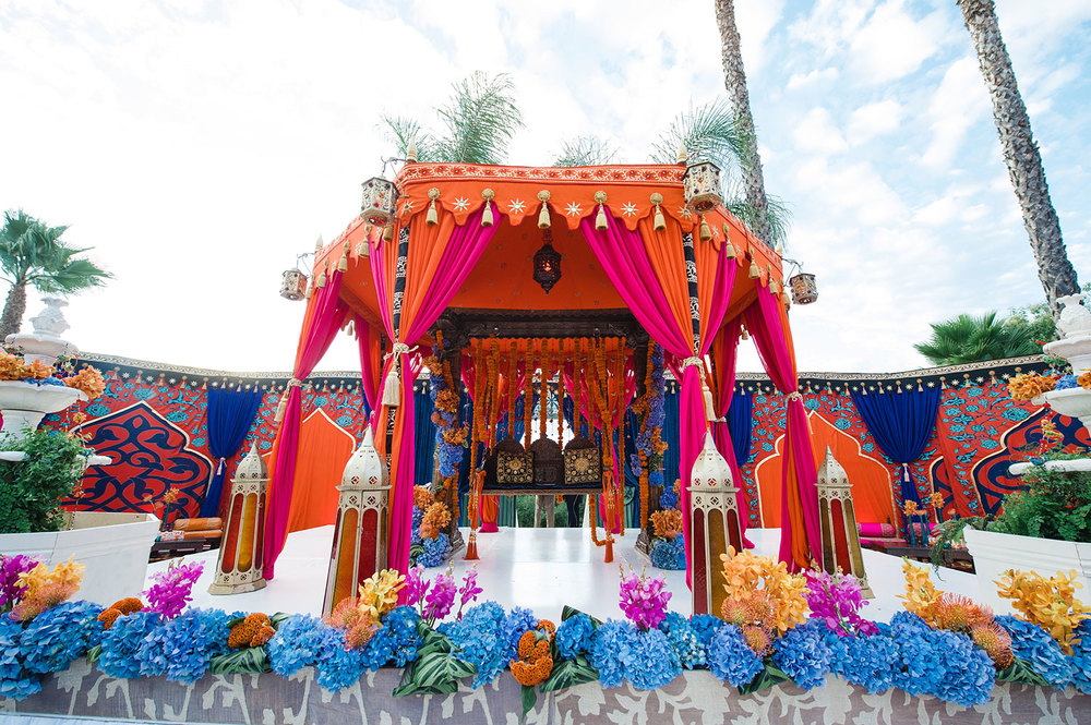 Raj Tents Indian Theme Colorful Wedding 