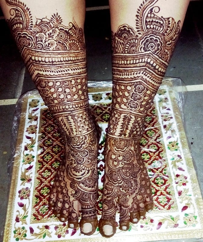  bridal feet mehndi ideas