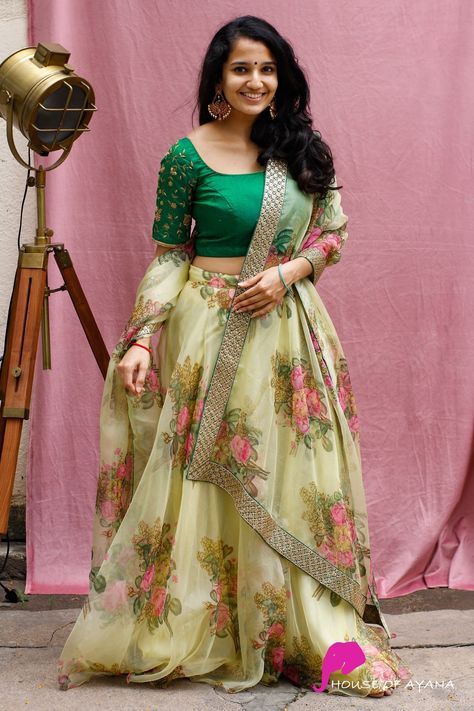 printed lehenga for wedding