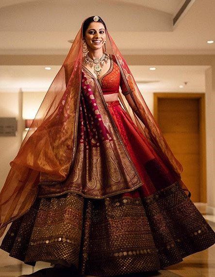 lehenga colors for night wedding