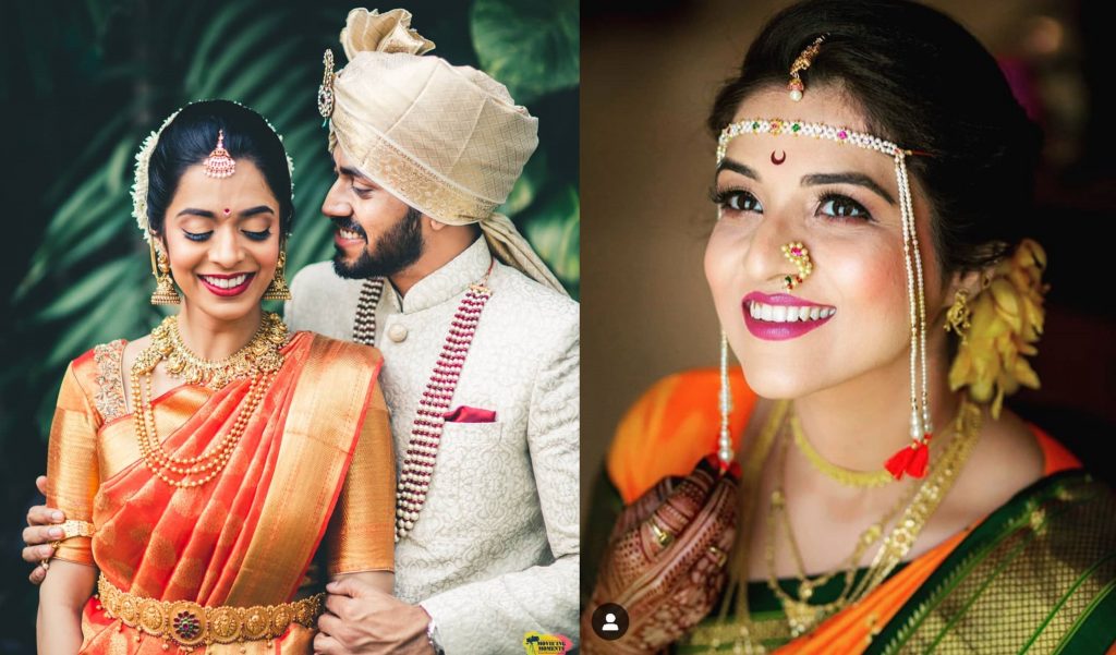 Bridal Hairstyle वधसठ 15 वडग हअरसटईल तयवर टरय कर ह  जवलर  Wedding Indian bridal hairstyle in Marathi