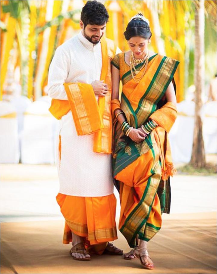 maharashtrian marriage look