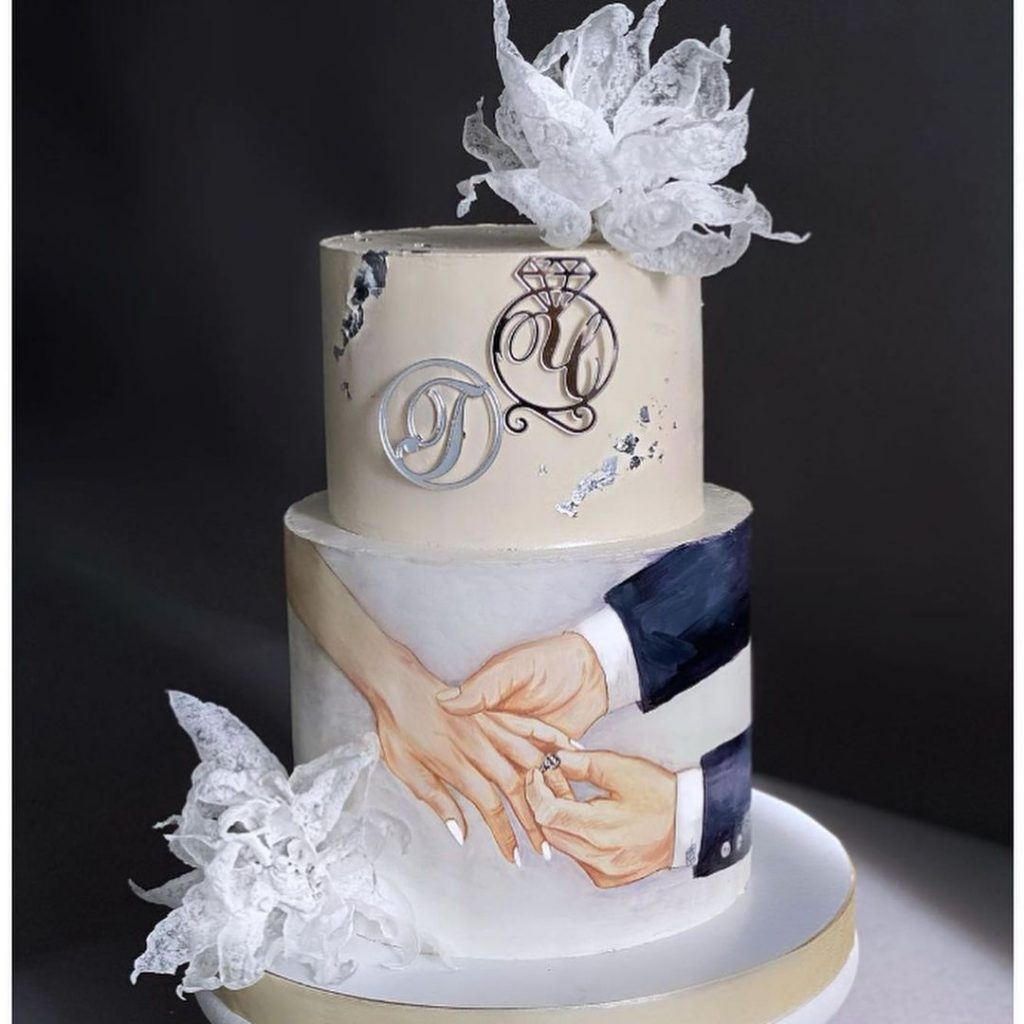 Couple Ring Cake – Nisha Cake Studio