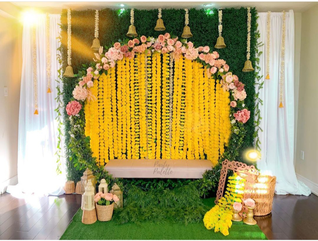 Sunshine Themed Haldi Decor Ideas That We Just Adore!