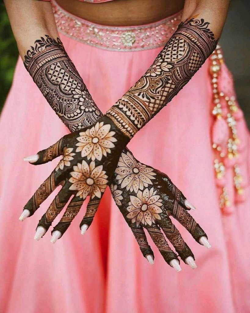 Back mehendi design