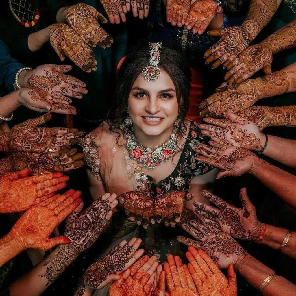 Indian bridal mehendi