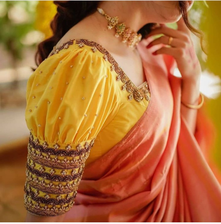 Most interesting bridal blouse sleeve designs - Get Inspiring Ideas for  Planning Your Perfect Wedding at fabweddings