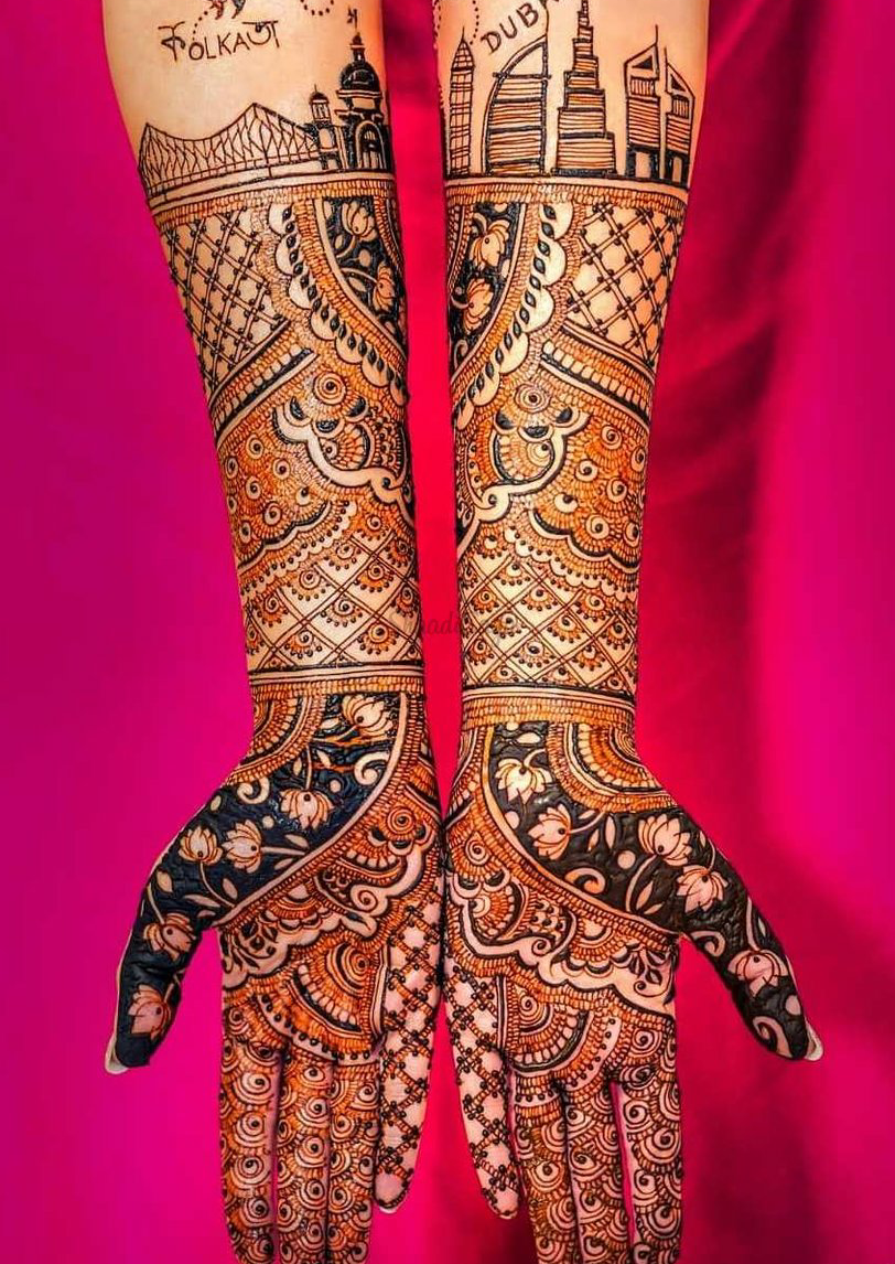 Indian mehndi design