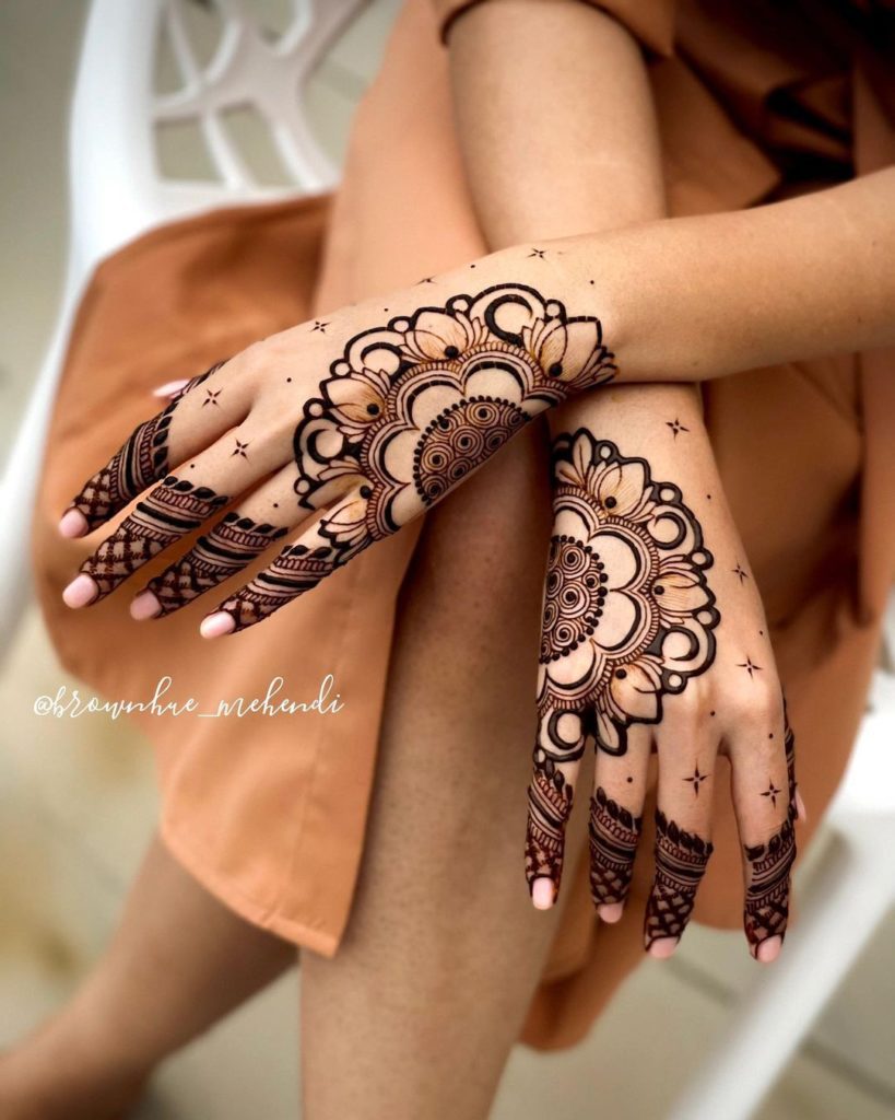 Floral mehndi designs