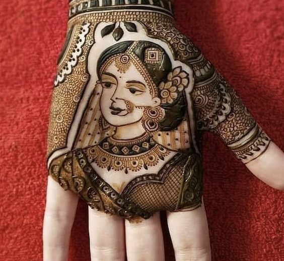 teej bridal mehendi design