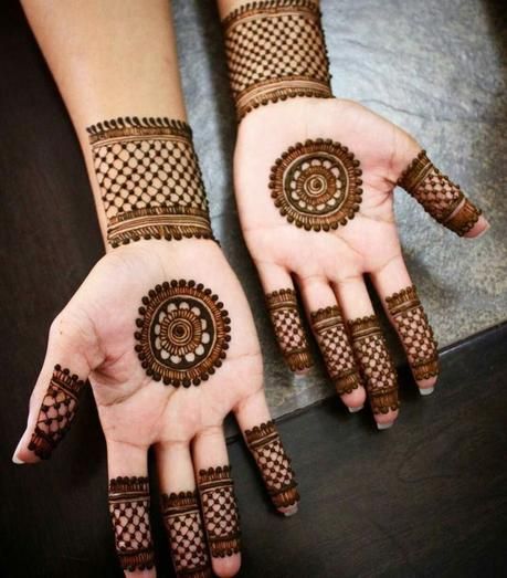 Simple mehendi designs for teej